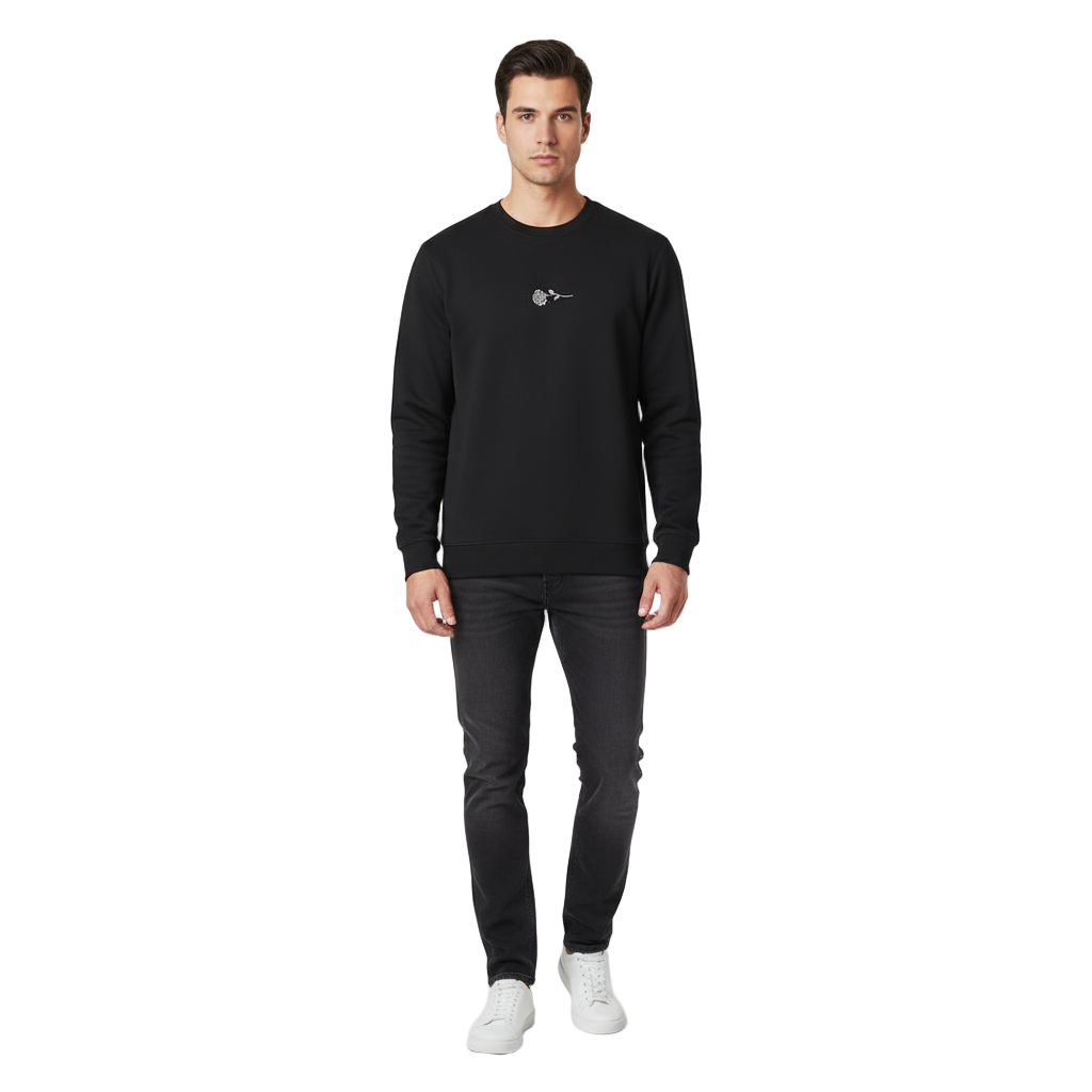 Black Heavyweight Crewneck Sweatshirt