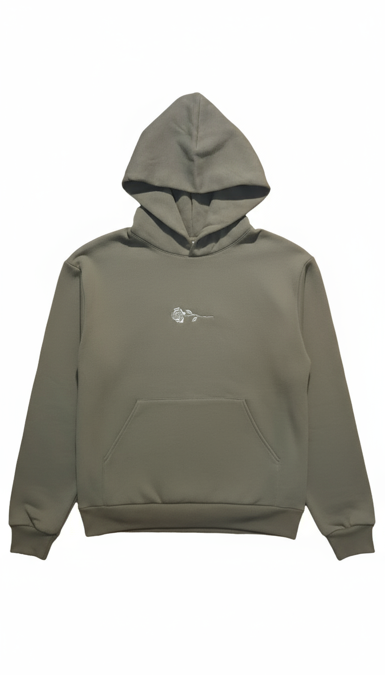 Olive Green Oversized Max Heavyweight Hoodie