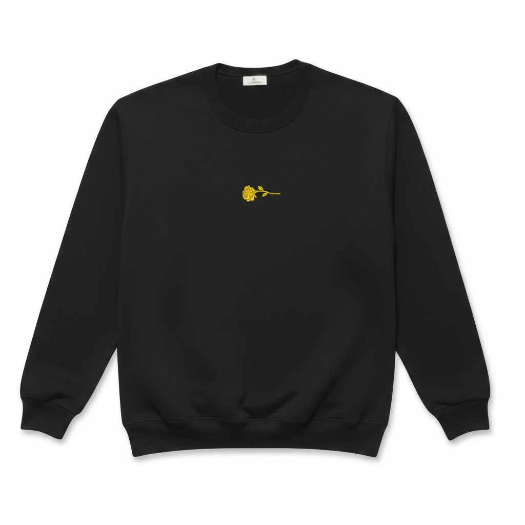 Black Heavyweight Crewneck Sweatshirt