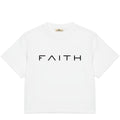 Women's FAITH White Heavyweight Boxy T-Shirt