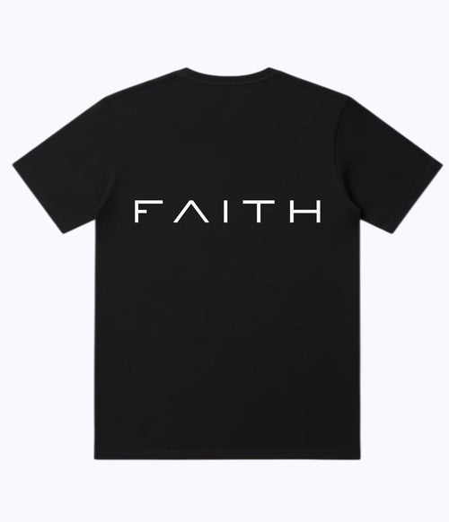 FAITH Black Unisex T-Shirt