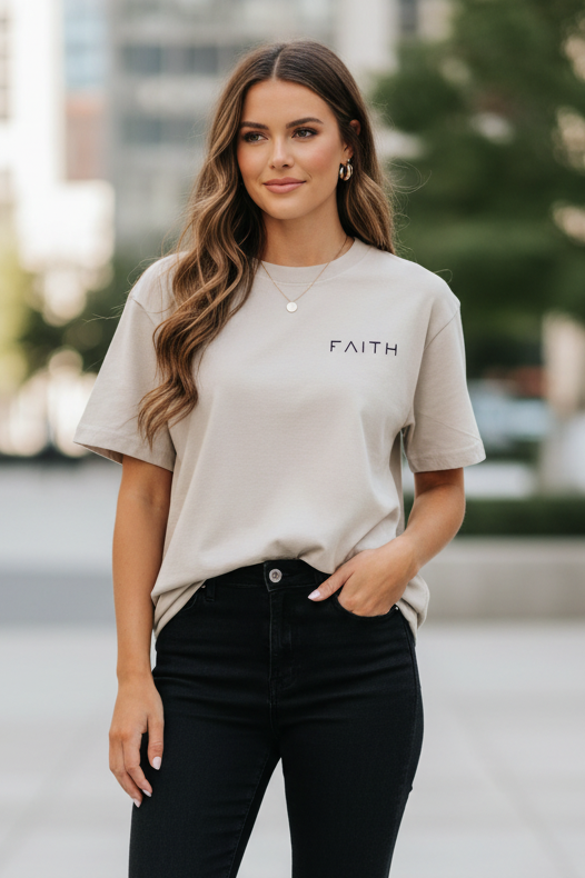 FAITH Heavyweight Boxy Fit T-Shirt