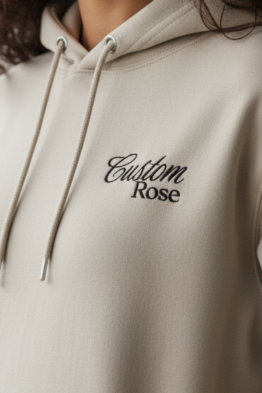 Fleece Silver Heavyweight Hoodie