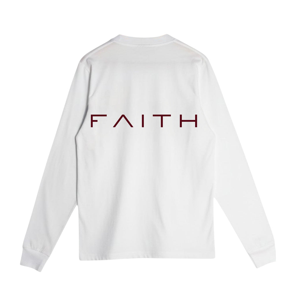 White ALLFAITH Long Sleeve Shirt