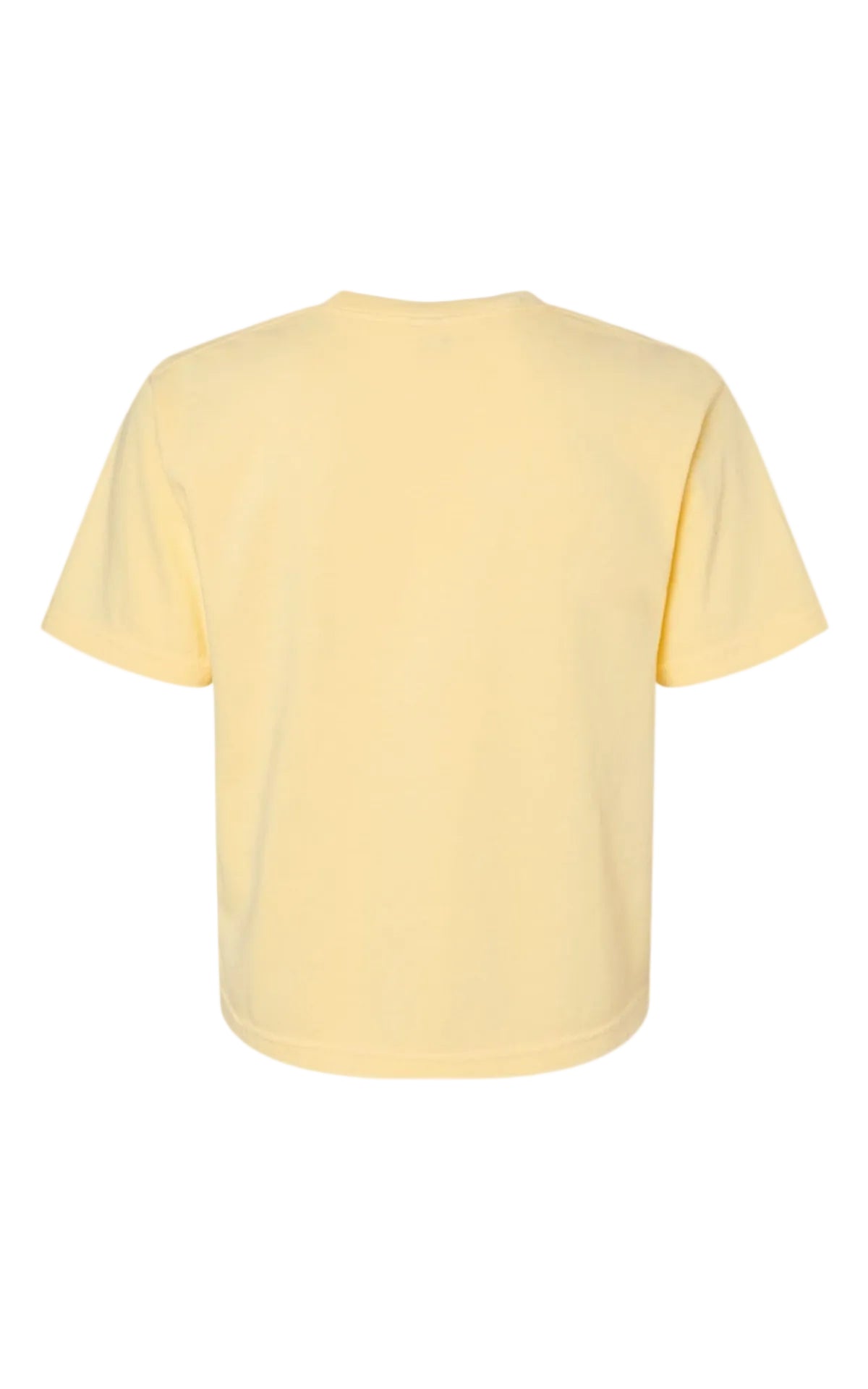 Women's Yellow Garment-Dyed Heavyweight Boxy T-Shirt