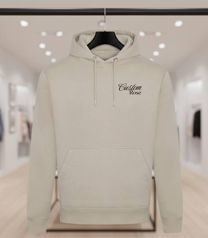 Fleece Silver Heavyweight Hoodie