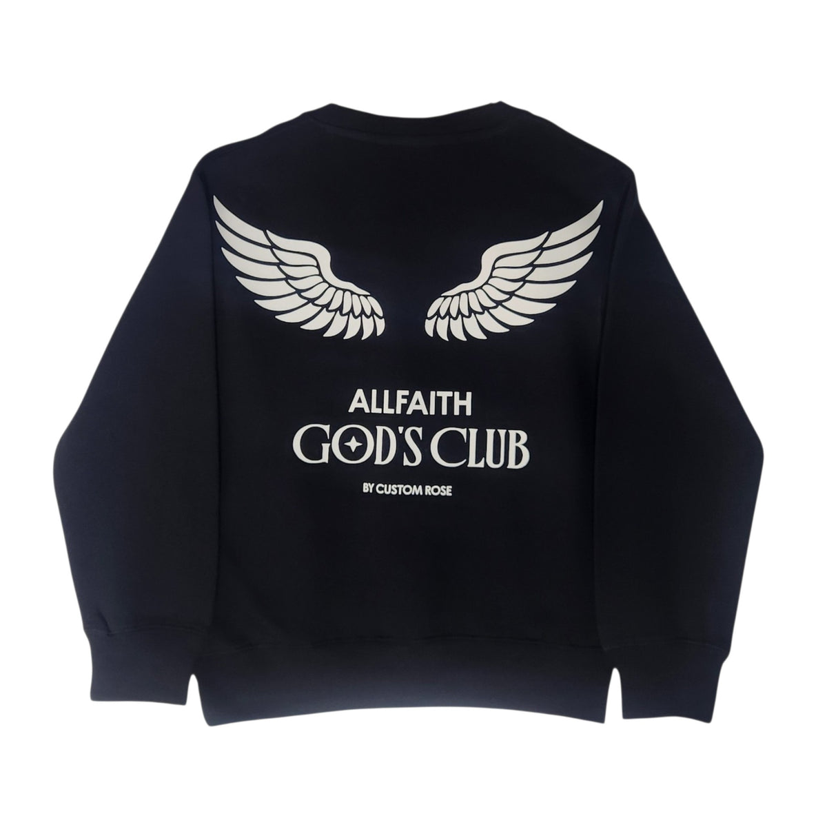 Kids Unisex Black ALLFAITH Sweatshirt
