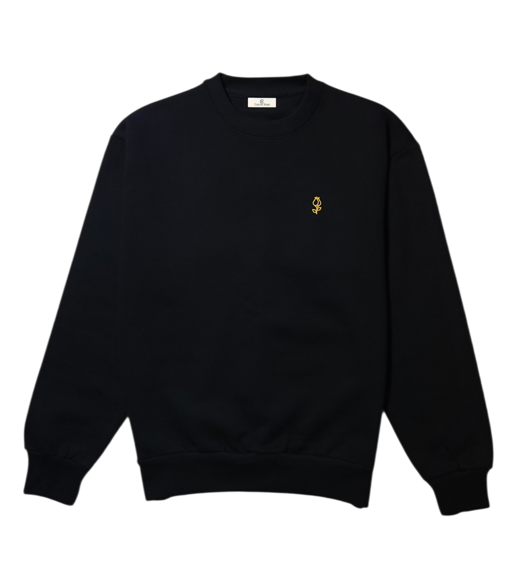 Unisex Yellow Rose Crewneck