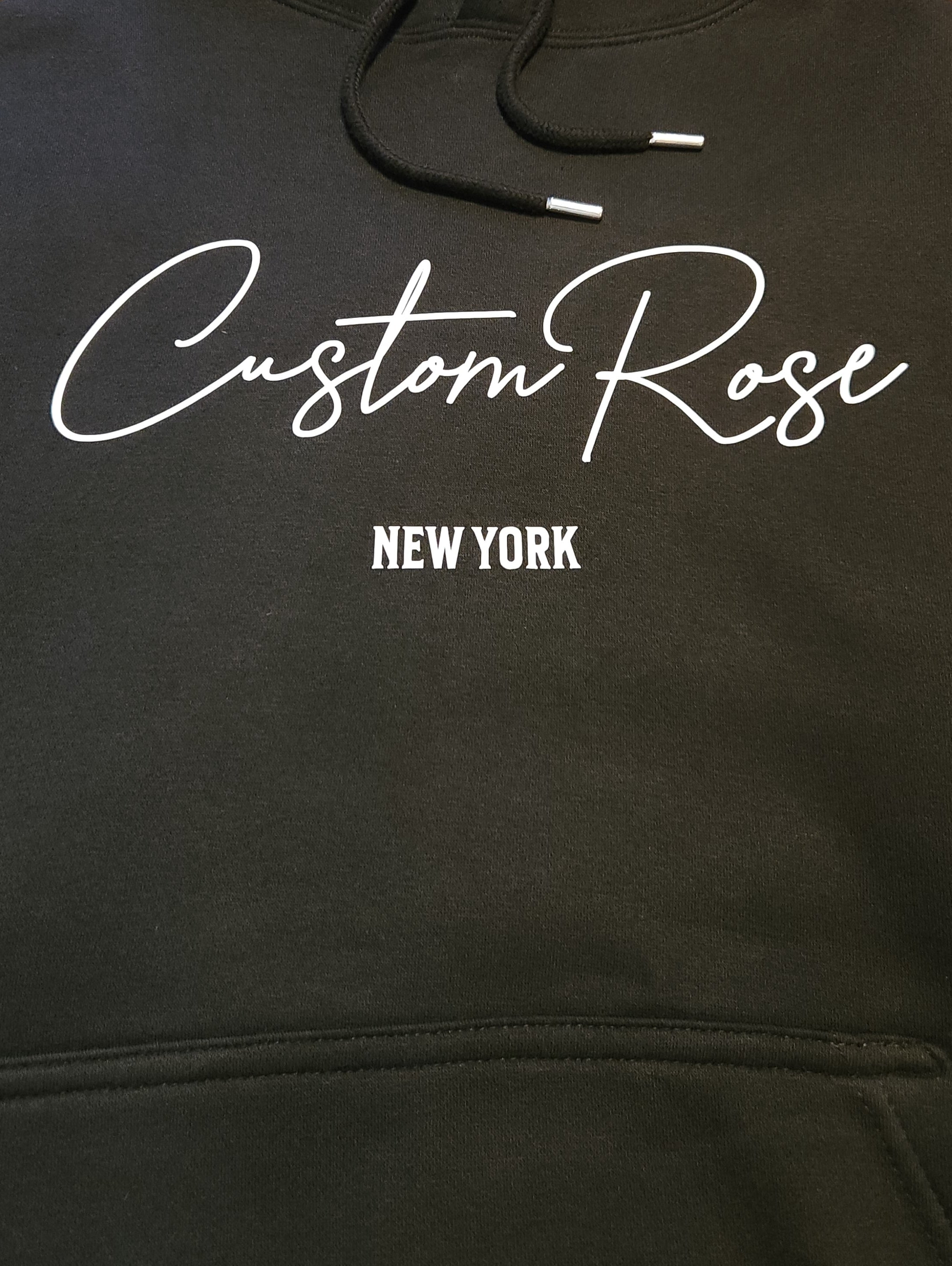 Unisex Black Fleece Hoodie