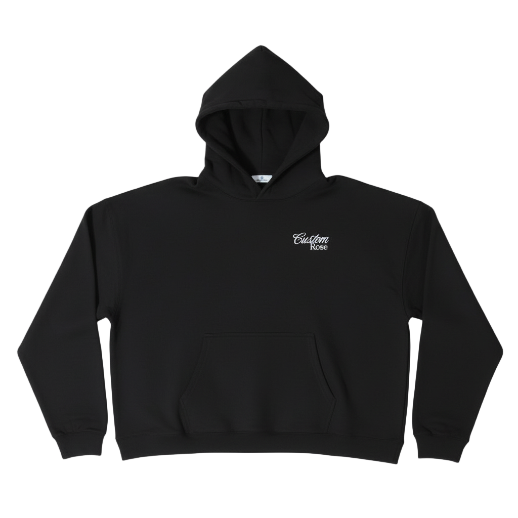 Loose Cropped Boxy Fit Hoodie