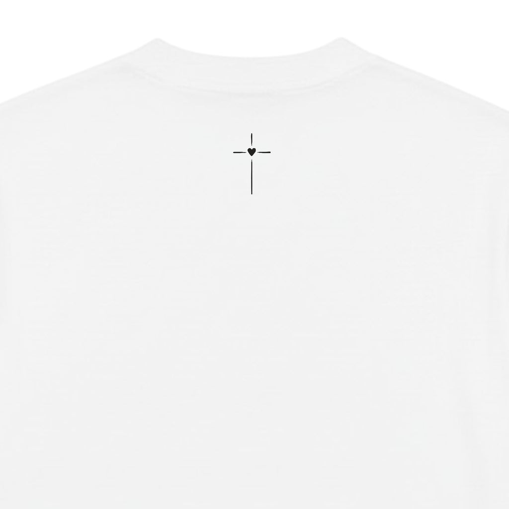 Women's FAITH White Heavyweight Boxy T-Shirt