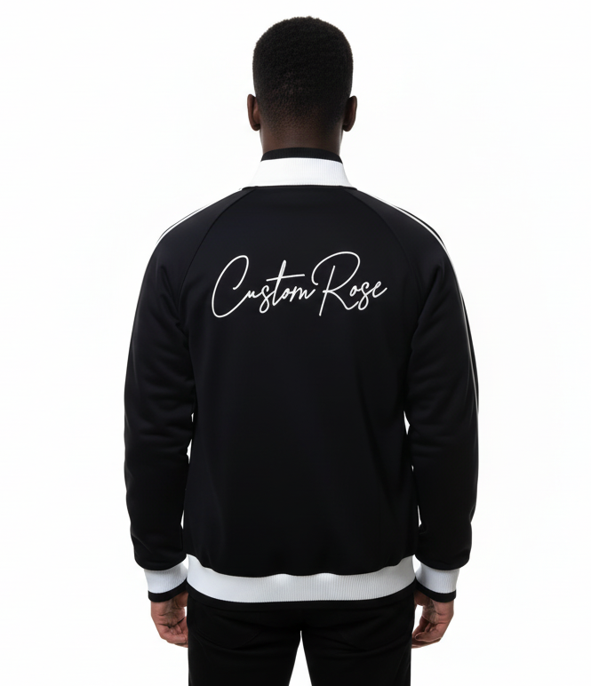Unisex Custom Rose Track Jacket
