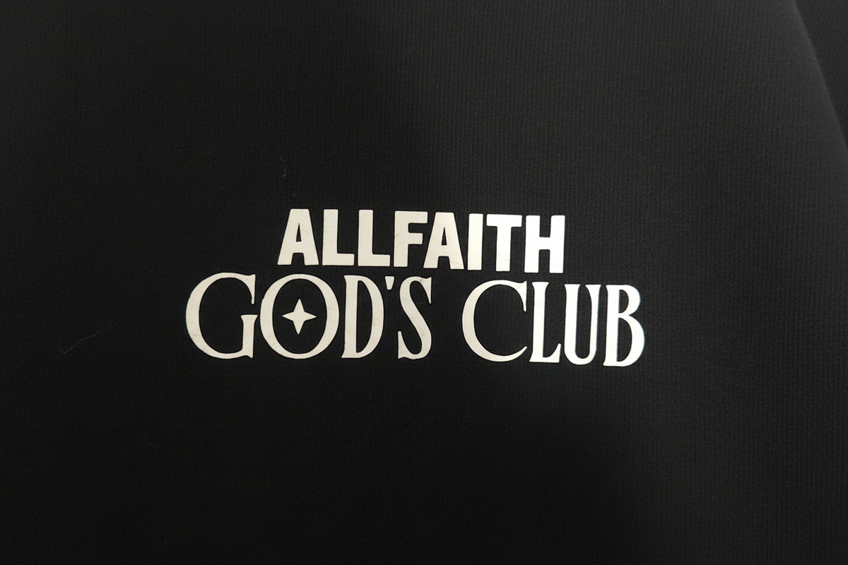 Kids Unisex Black ALLFAITH Sweatshirt