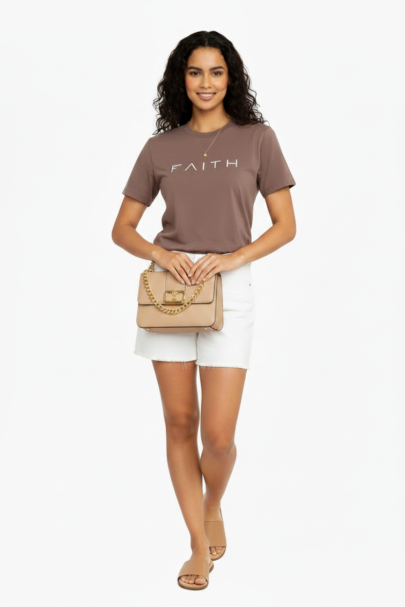 Women's FAITH Heavyweight Mid-Lenght T-Shirt