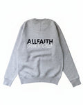 Unisex ALLFAITH GOD'S CLUB Grey Heather Crewneck