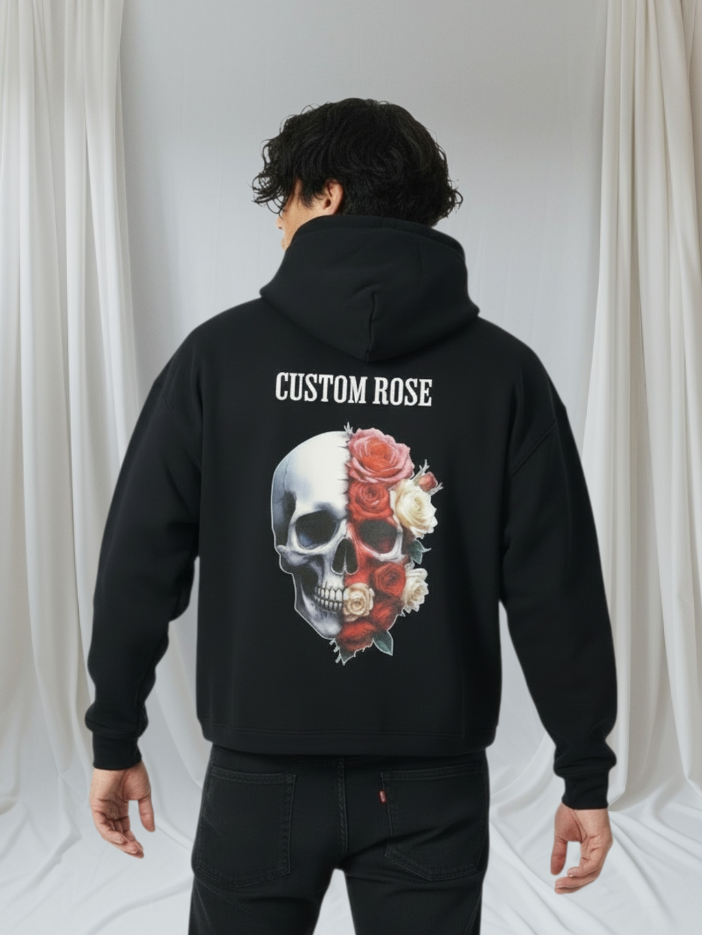 Loose Cropped Boxy Fit Hoodie