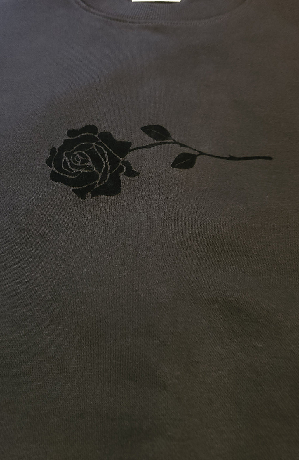 Unisex Double Black Crewneck