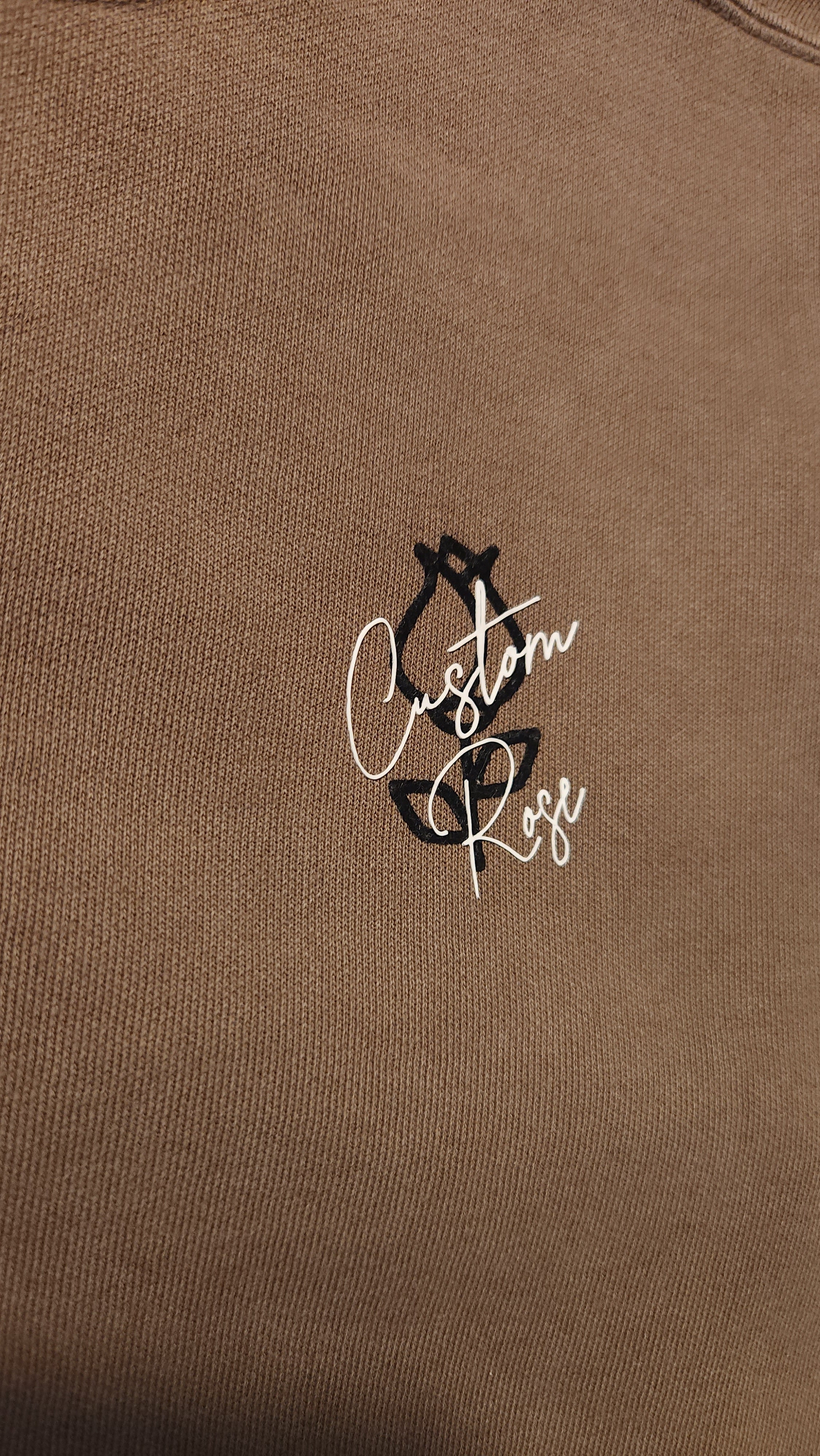 Women's Espresso Mid Cropped Crewneck