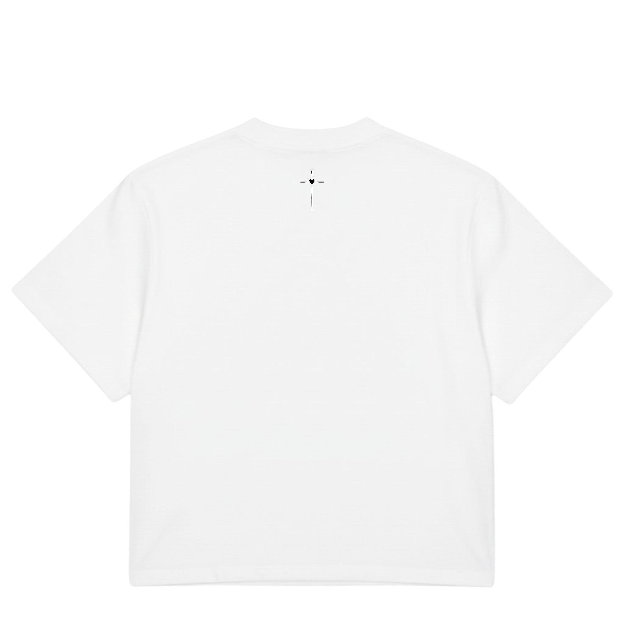 Women's FAITH White Heavyweight Boxy T-Shirt