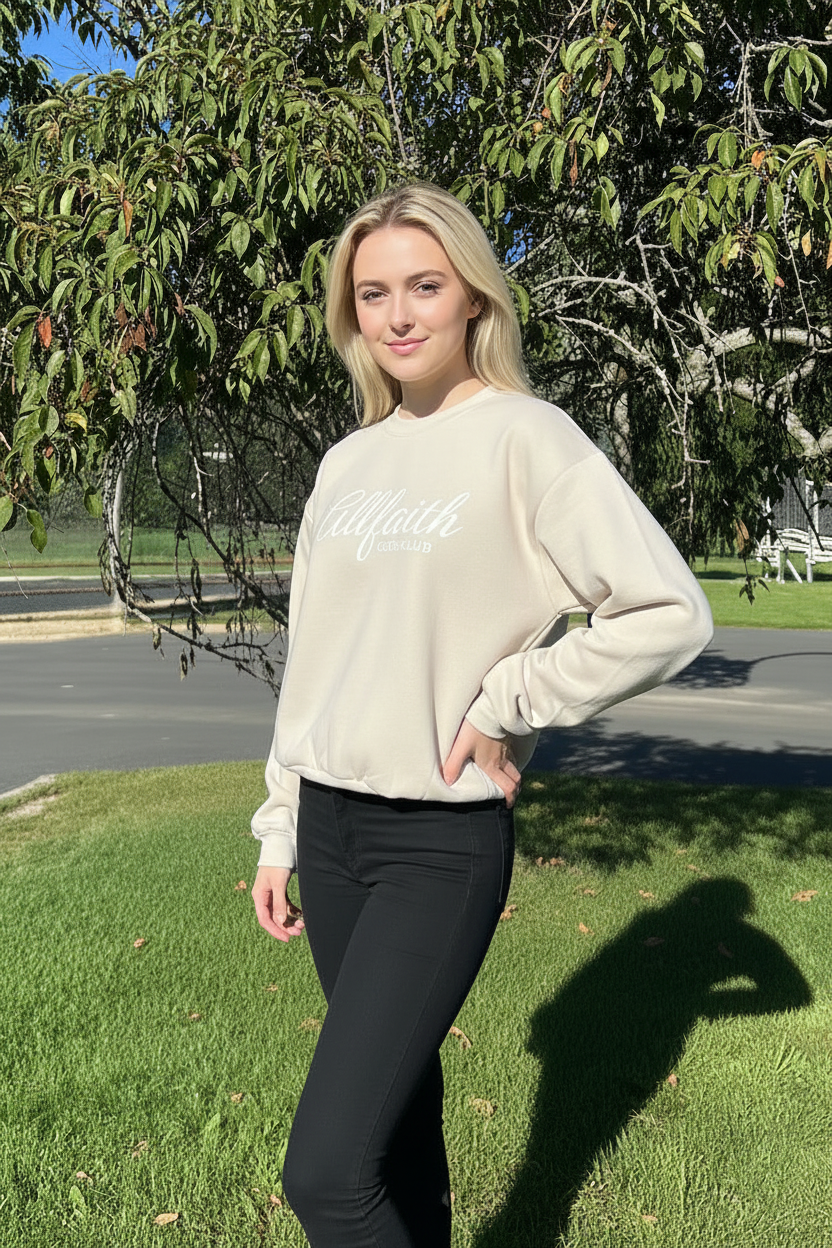 Mid Cropped Crewneck