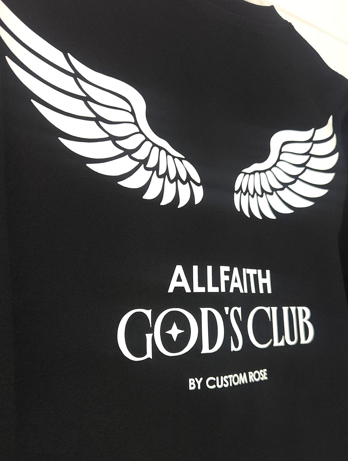 Kids Unisex Black ALLFAITH Sweatshirt
