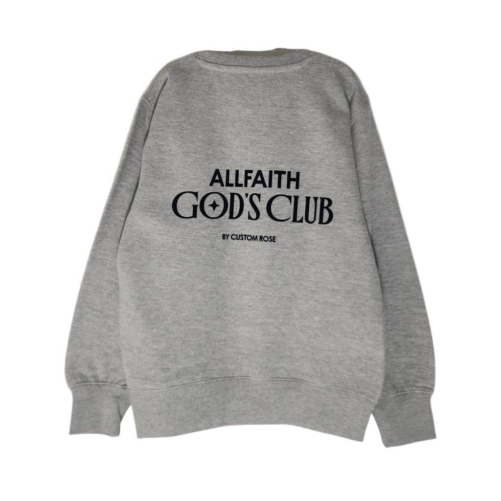 Kids Unisex Heather Gray ALLFAITH Sweatshirt