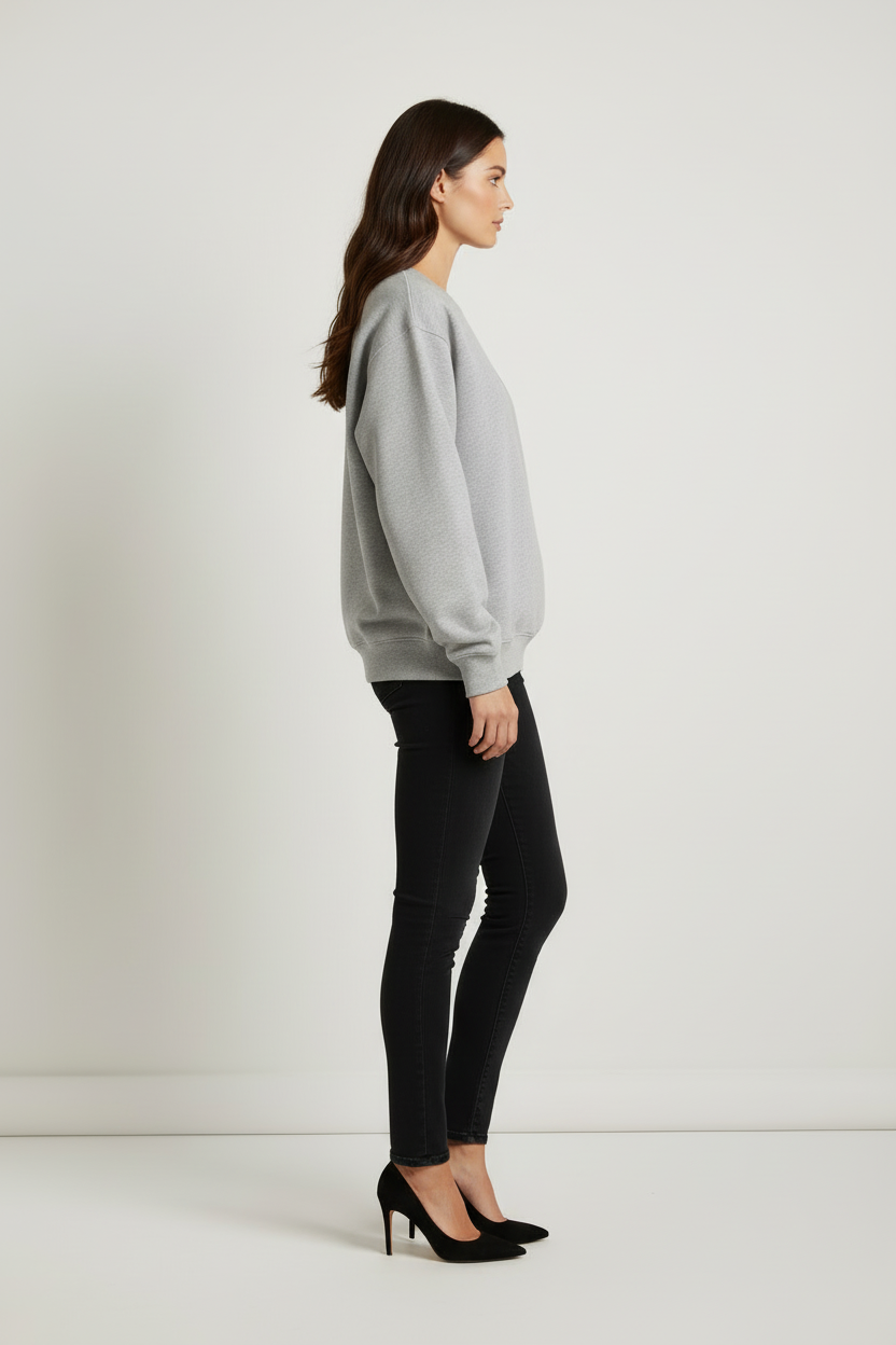 Unisex Grey Heather Crewneck