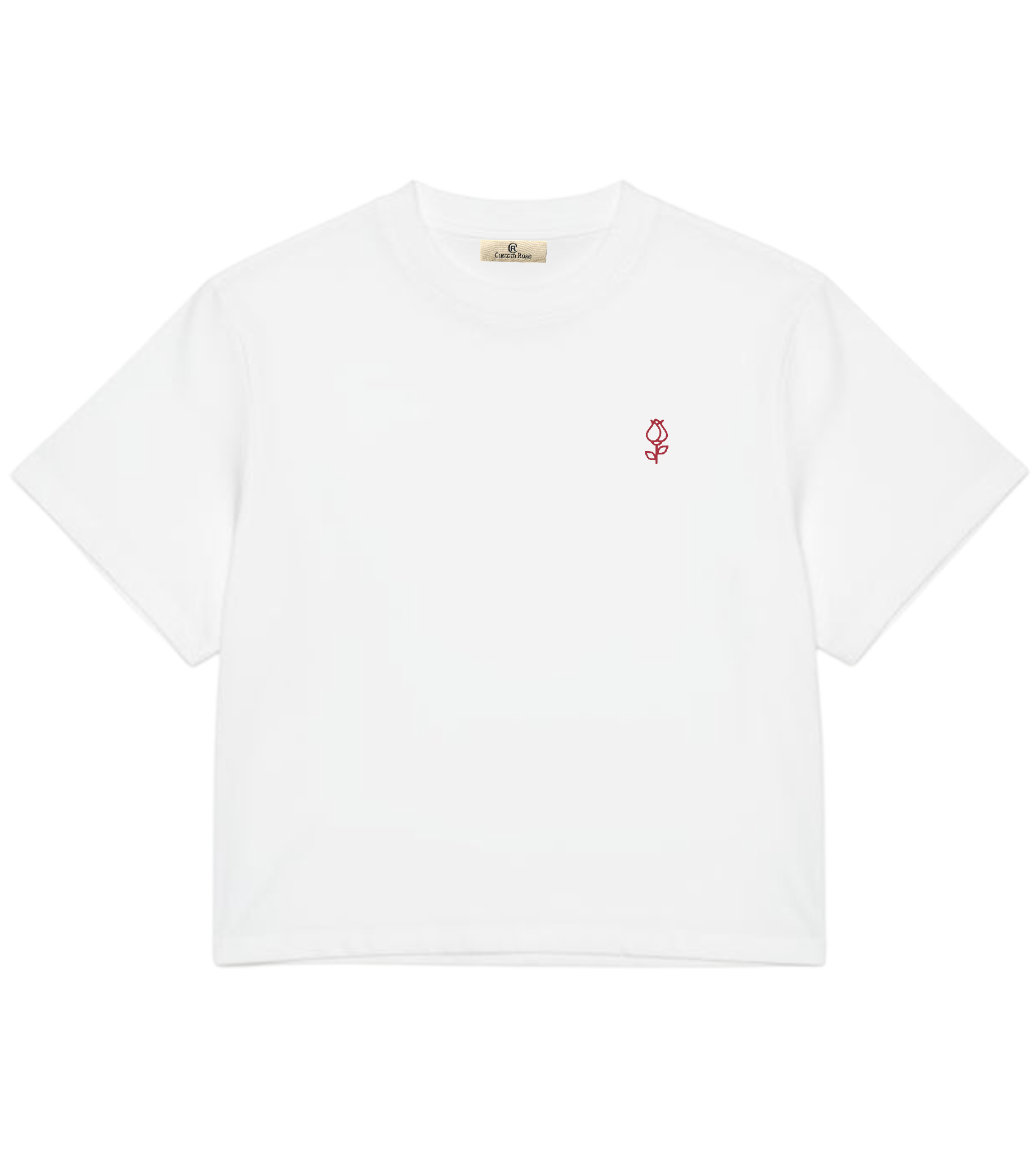 Women's White Heavyweight Boxy T-Shirt